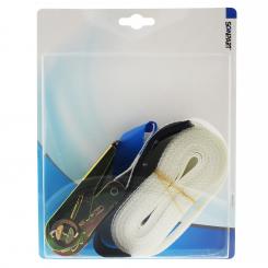 Tension strap for a washer-dryer column 