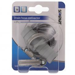 Drain hose connection set 