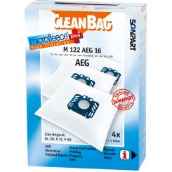 Cleanbag Staubbeutel kompatibel mit AEG M 122 AEG 16 