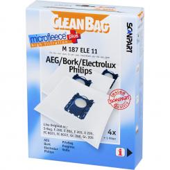 Cleanbag Staubbeutel kompatibel mit Electrolux M 187 ELE 11 