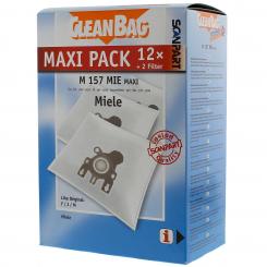 Cleanbag Microfleece-Staubbeutel kompatibel mit Miele F-J-M 