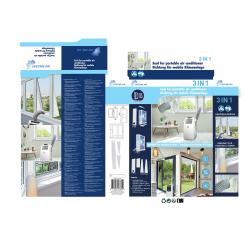 Tür/Fensterdichtung Klimaanlagen 3 in 1 