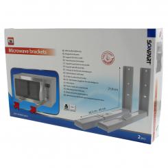 Microwellenhalterung weiß 