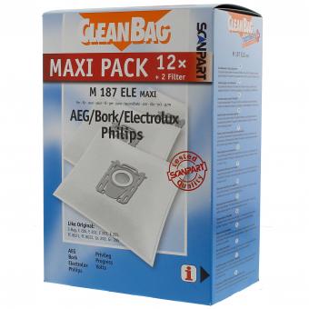 Cleanbag Microfleece-Staubbeutel kompatibel mit  S-Bag 