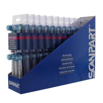 Scanpart toothbrushes Alternatively compatible with Braun Cross Action Int. 